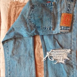 distressed vintage levis